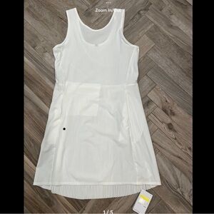 White NIKE Sleeveless Tennis Dress
